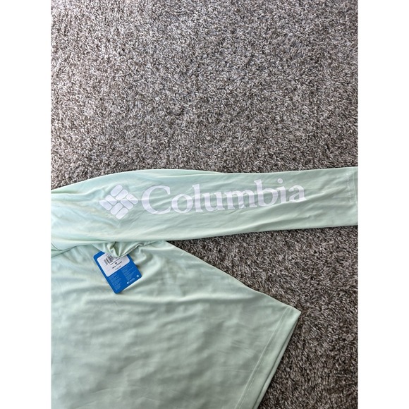 Columbia Rapid Creek Hoodie Omni Shade UPF 50 Sun Shirt Green Mens Medium NWT - Picture 8 of 8